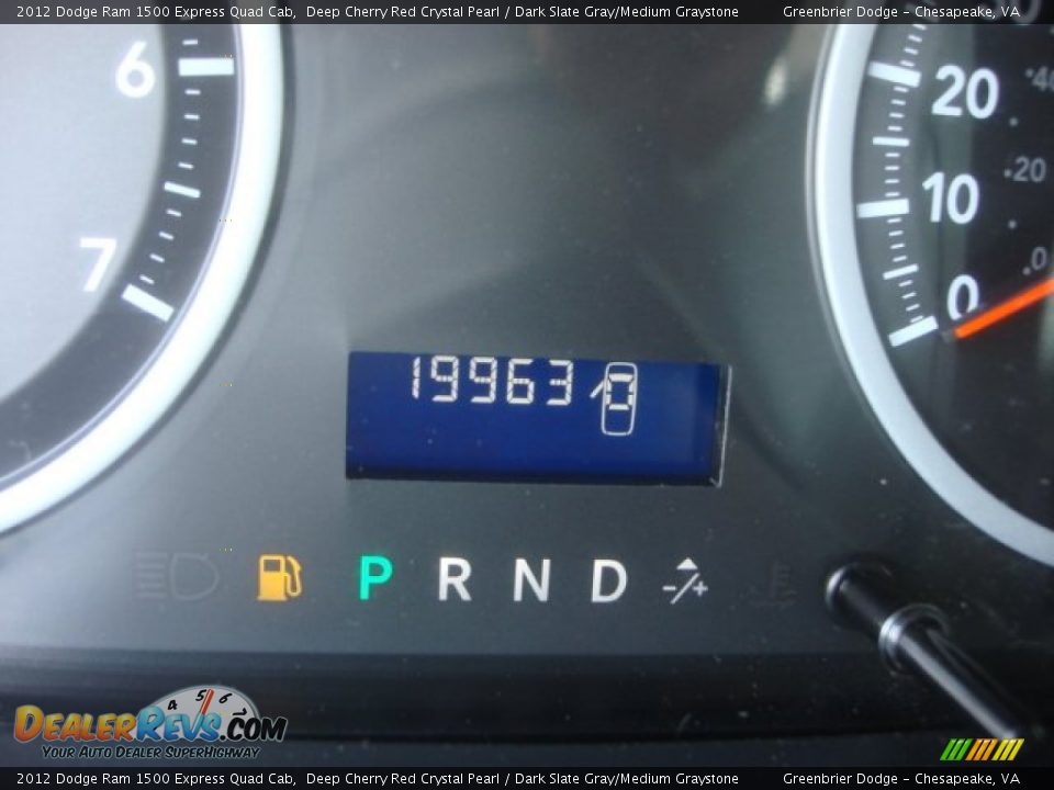 2012 Dodge Ram 1500 Express Quad Cab Deep Cherry Red Crystal Pearl / Dark Slate Gray/Medium Graystone Photo #17