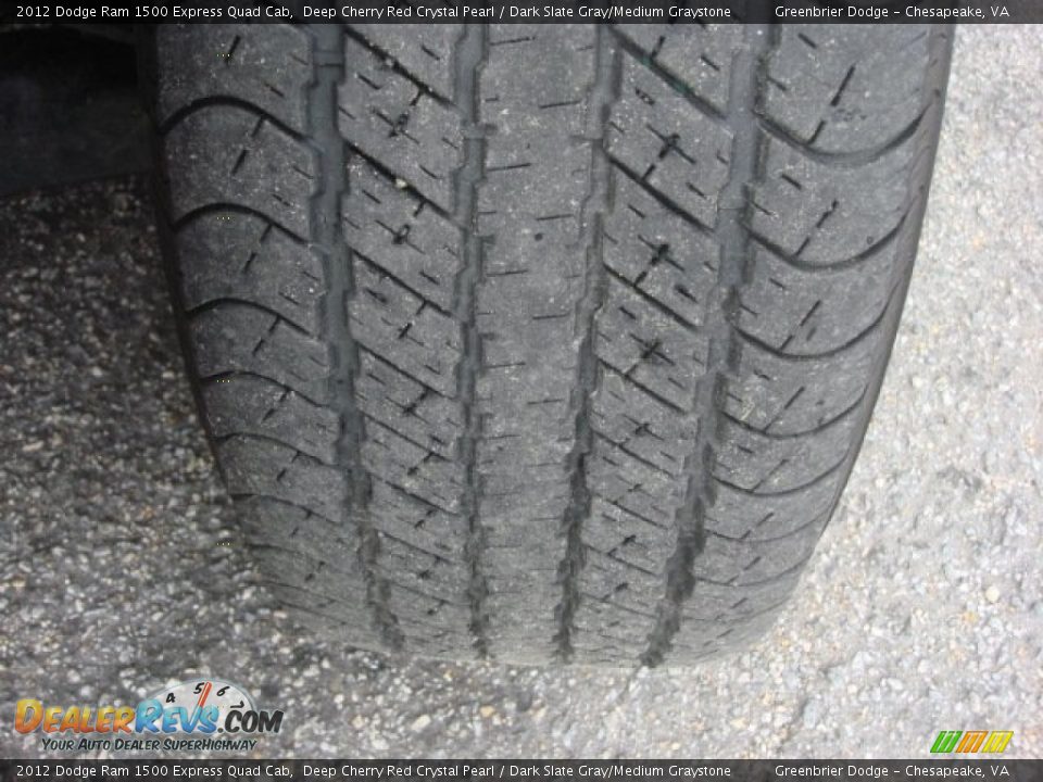 2012 Dodge Ram 1500 Express Quad Cab Deep Cherry Red Crystal Pearl / Dark Slate Gray/Medium Graystone Photo #23