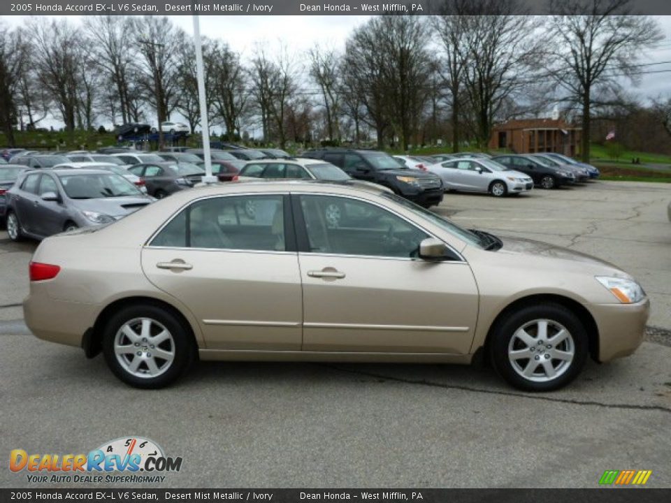 2005 Honda Accord EX-L V6 Sedan Desert Mist Metallic / Ivory Photo #2