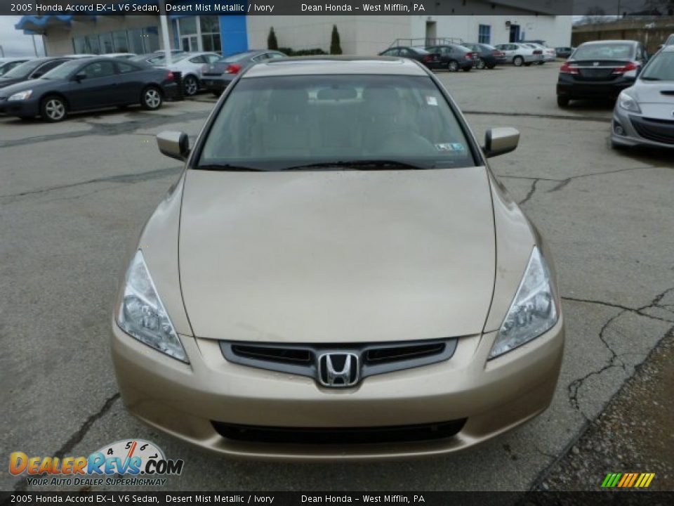 2005 Honda Accord EX-L V6 Sedan Desert Mist Metallic / Ivory Photo #8