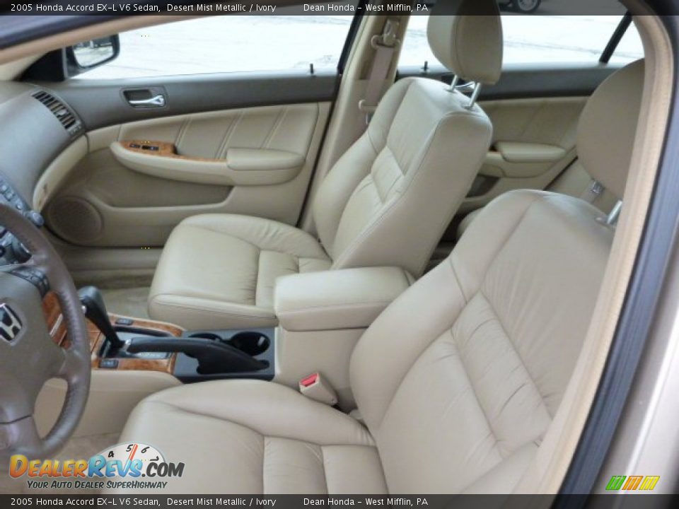 2005 Honda Accord EX-L V6 Sedan Desert Mist Metallic / Ivory Photo #10
