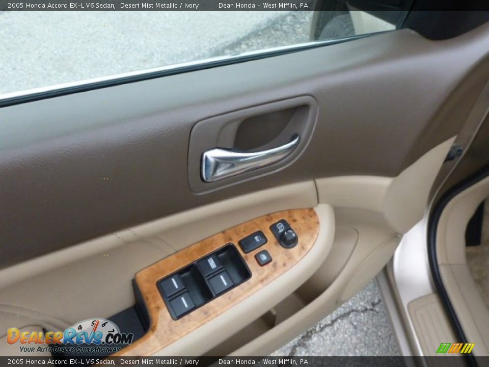 2005 Honda Accord EX-L V6 Sedan Desert Mist Metallic / Ivory Photo #14