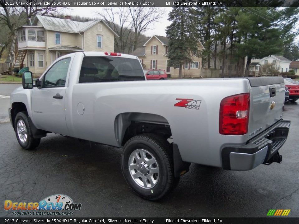 2013 Chevrolet Silverado 3500HD LT Regular Cab 4x4 Silver Ice Metallic / Ebony Photo #6