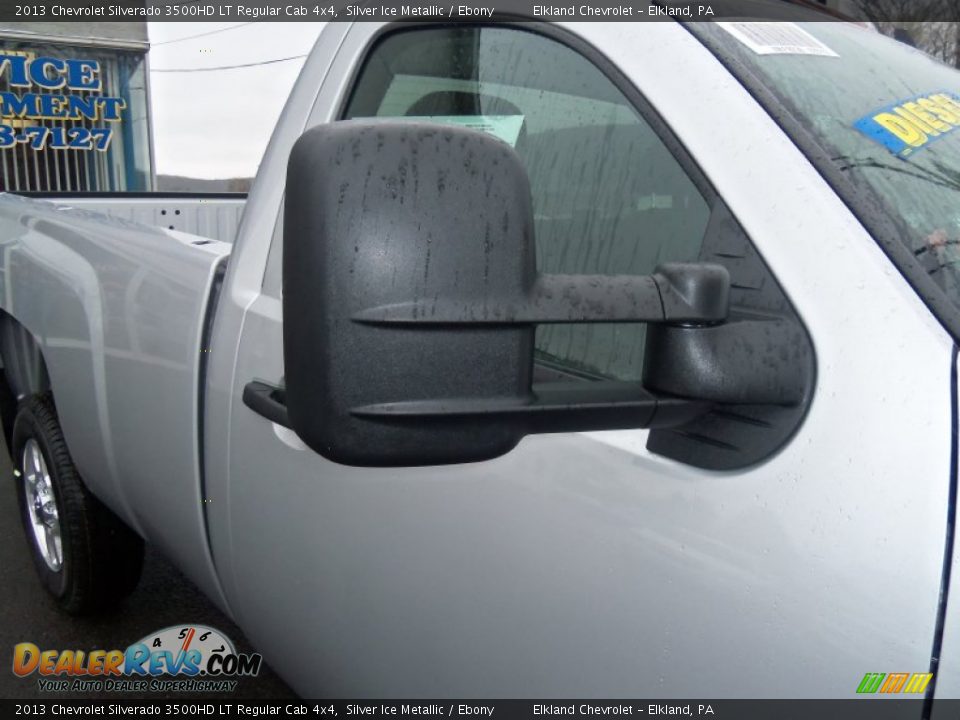 2013 Chevrolet Silverado 3500HD LT Regular Cab 4x4 Silver Ice Metallic / Ebony Photo #13