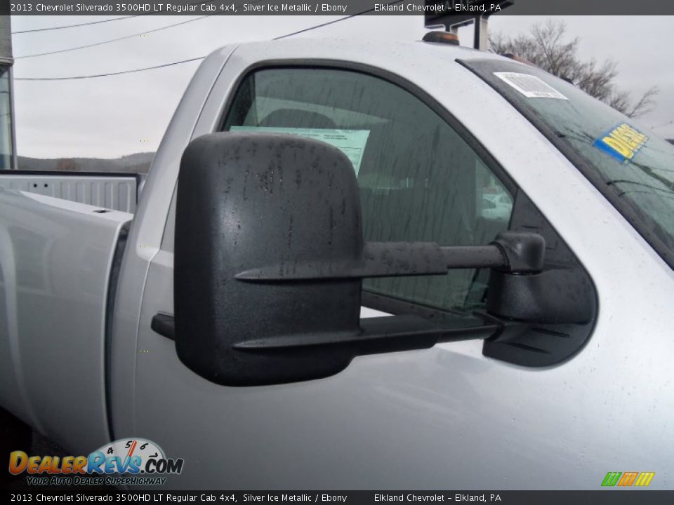 2013 Chevrolet Silverado 3500HD LT Regular Cab 4x4 Silver Ice Metallic / Ebony Photo #14