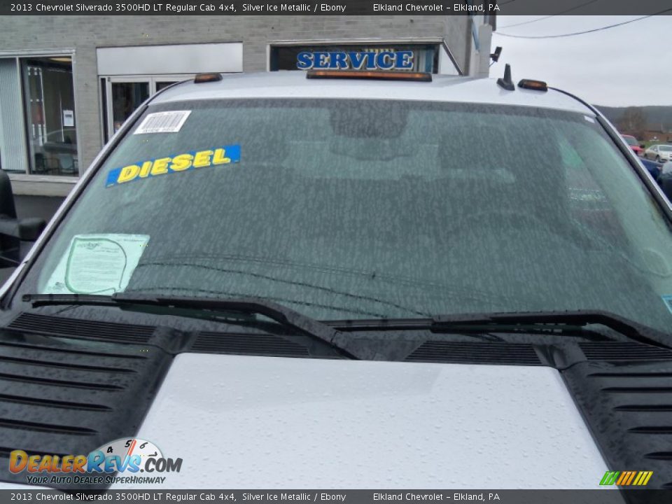 2013 Chevrolet Silverado 3500HD LT Regular Cab 4x4 Silver Ice Metallic / Ebony Photo #18