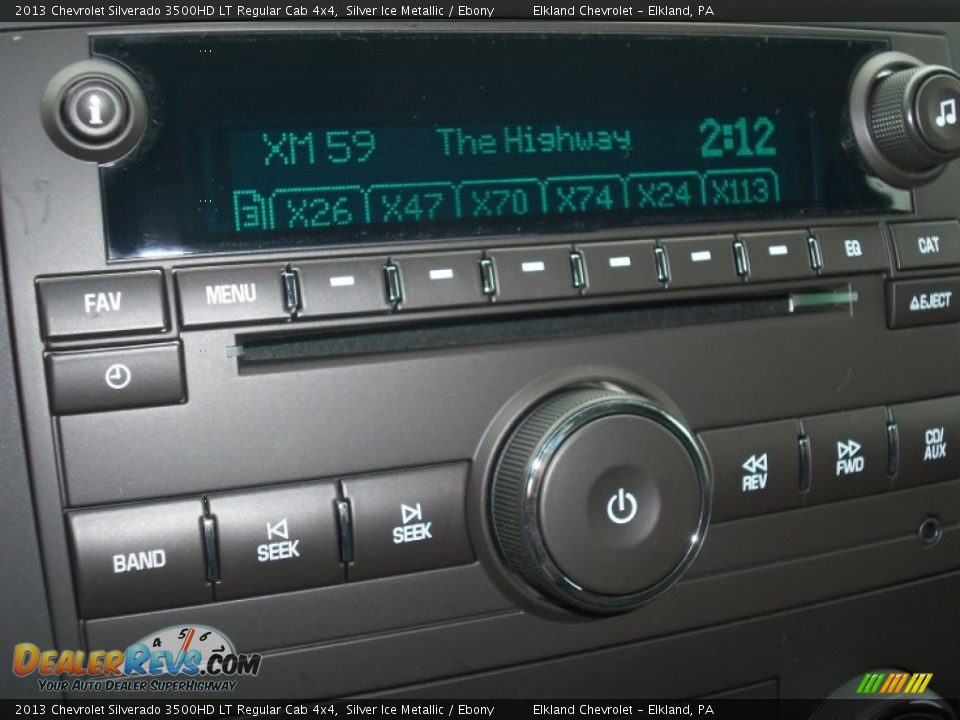 2013 Chevrolet Silverado 3500HD LT Regular Cab 4x4 Silver Ice Metallic / Ebony Photo #20