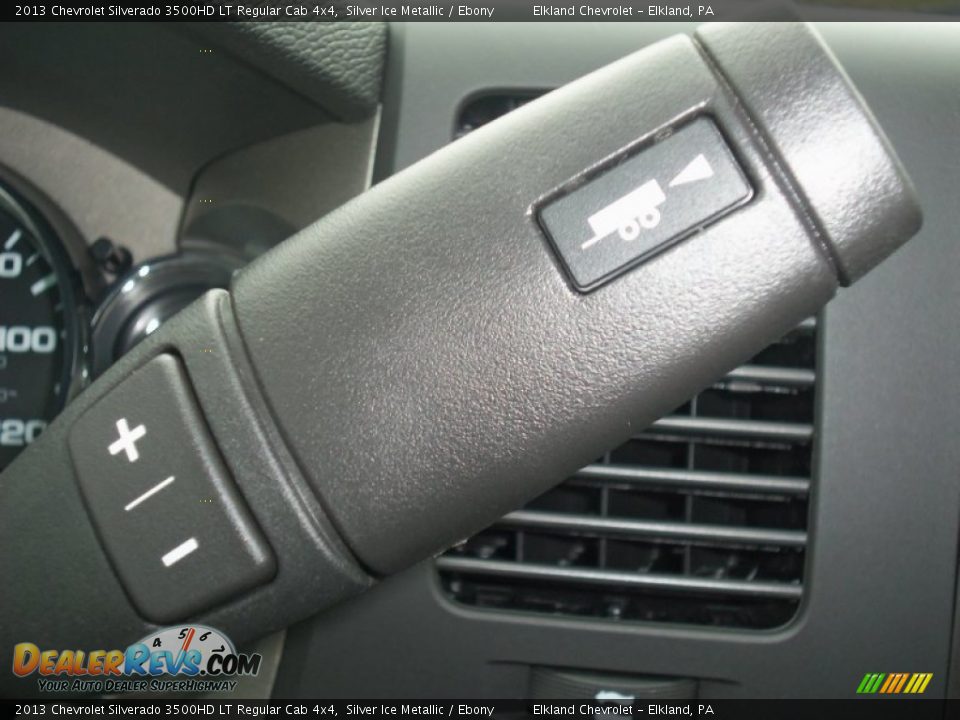 2013 Chevrolet Silverado 3500HD LT Regular Cab 4x4 Silver Ice Metallic / Ebony Photo #23