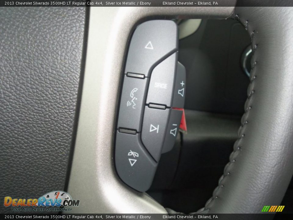 2013 Chevrolet Silverado 3500HD LT Regular Cab 4x4 Silver Ice Metallic / Ebony Photo #25