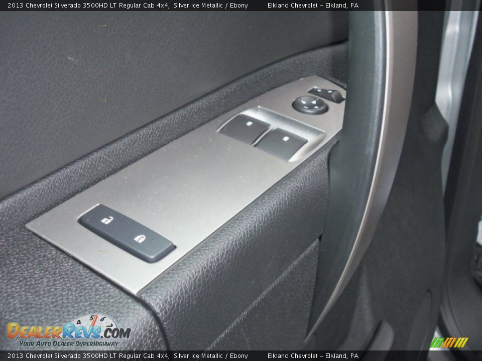 2013 Chevrolet Silverado 3500HD LT Regular Cab 4x4 Silver Ice Metallic / Ebony Photo #28