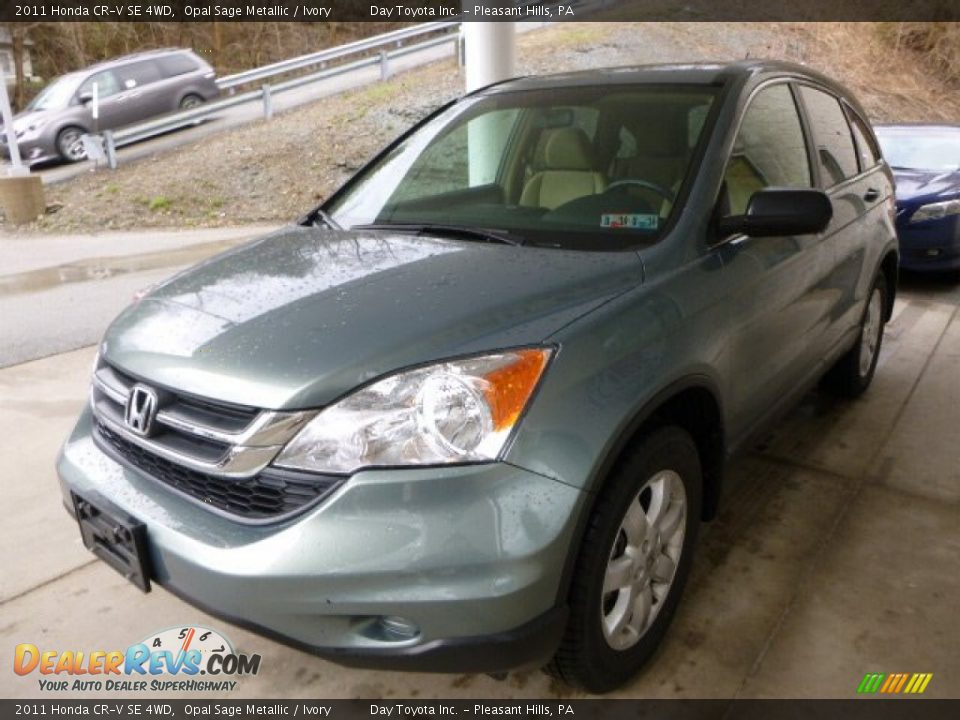 2011 Honda CR-V SE 4WD Opal Sage Metallic / Ivory Photo #5