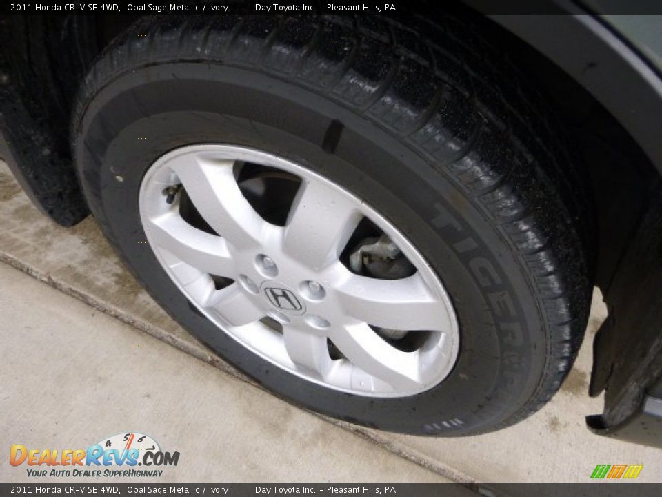 2011 Honda CR-V SE 4WD Opal Sage Metallic / Ivory Photo #8