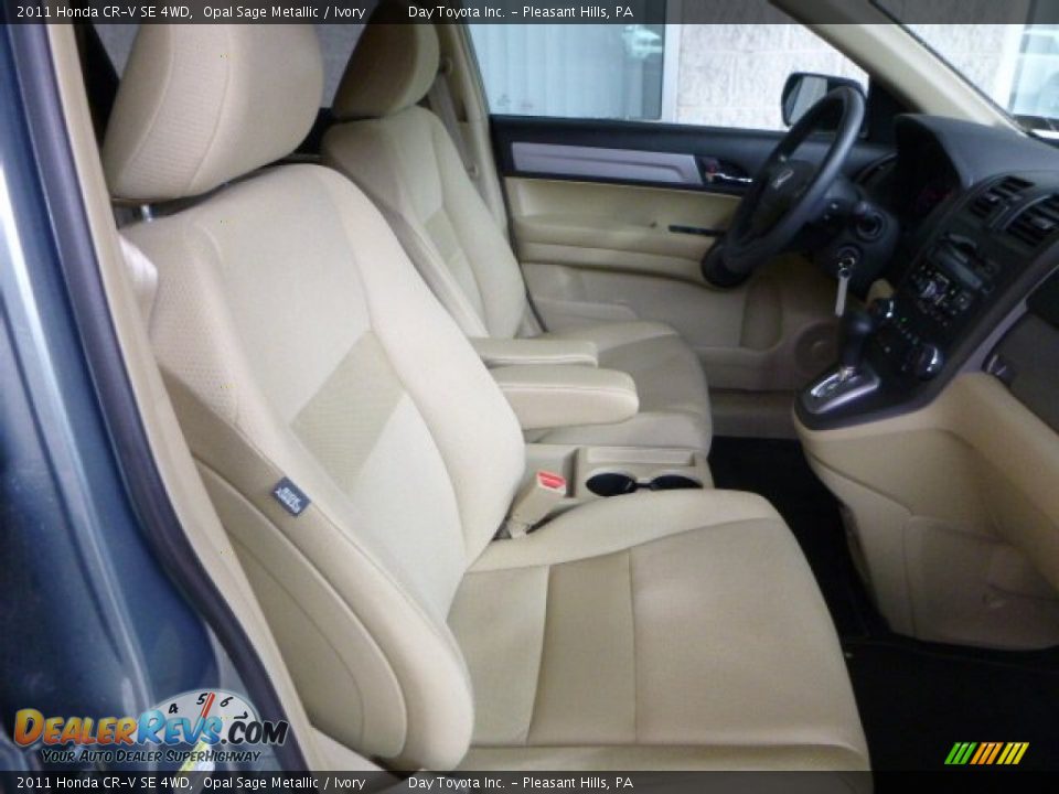 2011 Honda CR-V SE 4WD Opal Sage Metallic / Ivory Photo #9