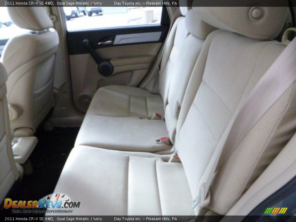 2011 Honda CR-V SE 4WD Opal Sage Metallic / Ivory Photo #13