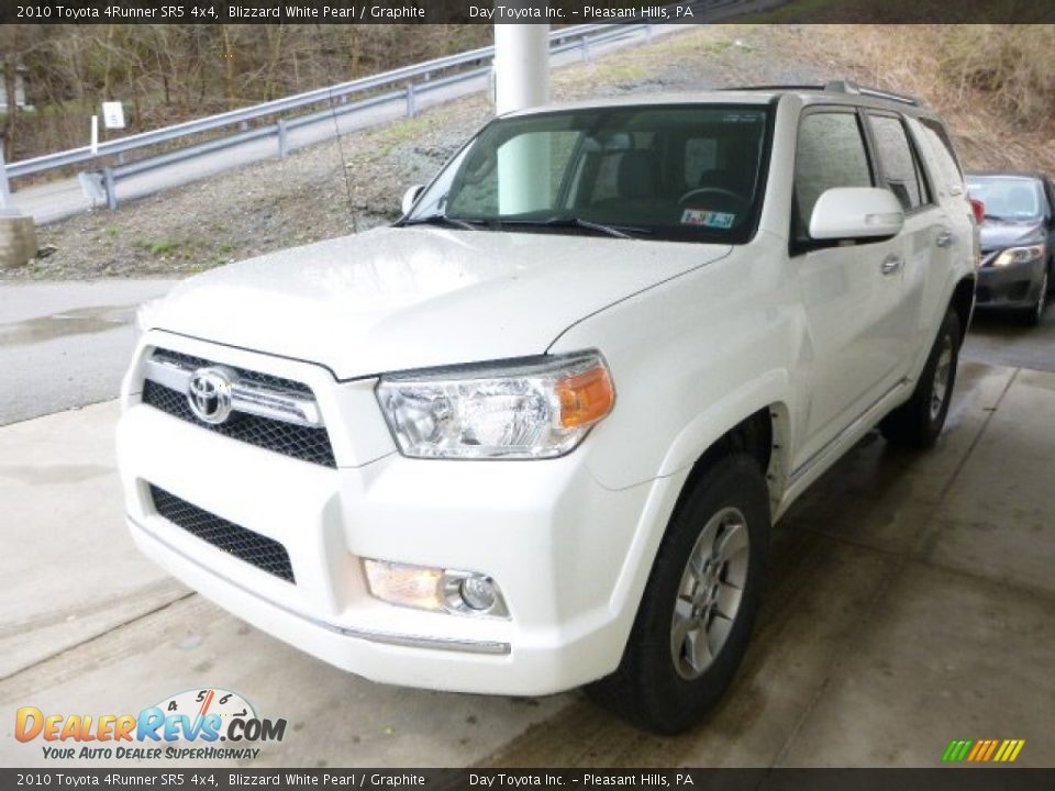 2010 Toyota 4Runner SR5 4x4 Blizzard White Pearl / Graphite Photo #4