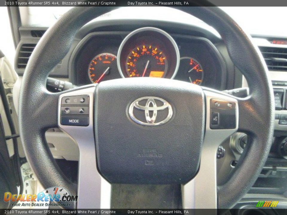 2010 Toyota 4Runner SR5 4x4 Blizzard White Pearl / Graphite Photo #17