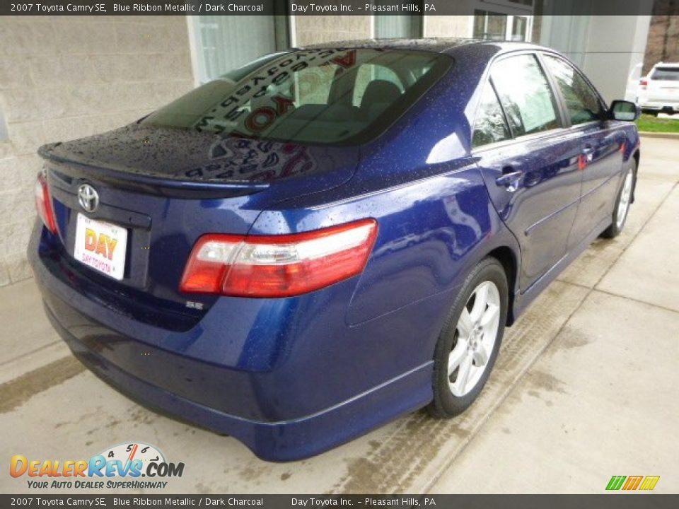 2007 Toyota Camry SE Blue Ribbon Metallic / Dark Charcoal Photo #2