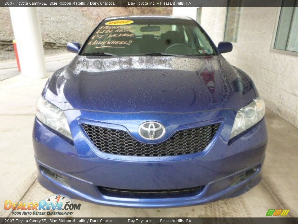 2007 Toyota Camry SE Blue Ribbon Metallic / Dark Charcoal Photo #6