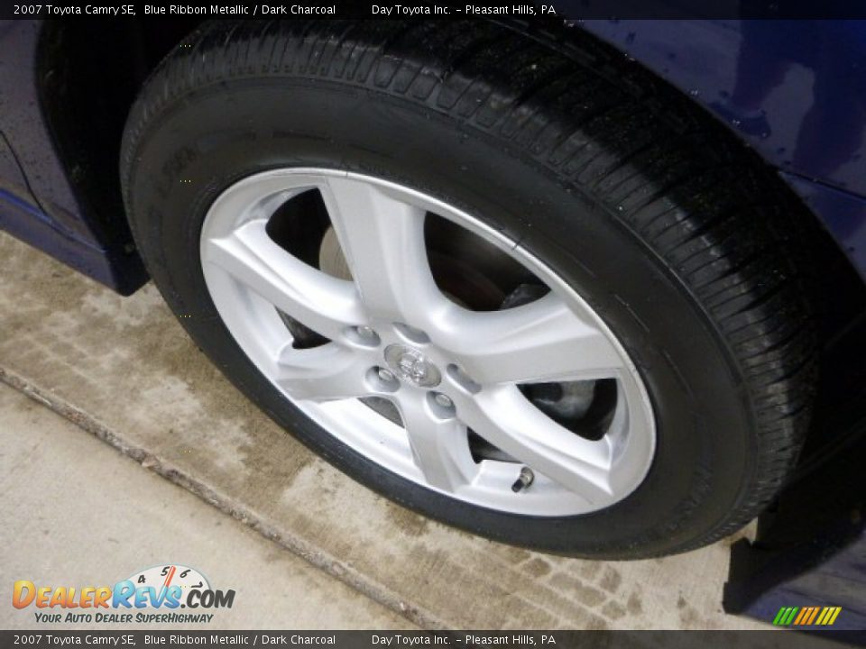 2007 Toyota Camry SE Blue Ribbon Metallic / Dark Charcoal Photo #8