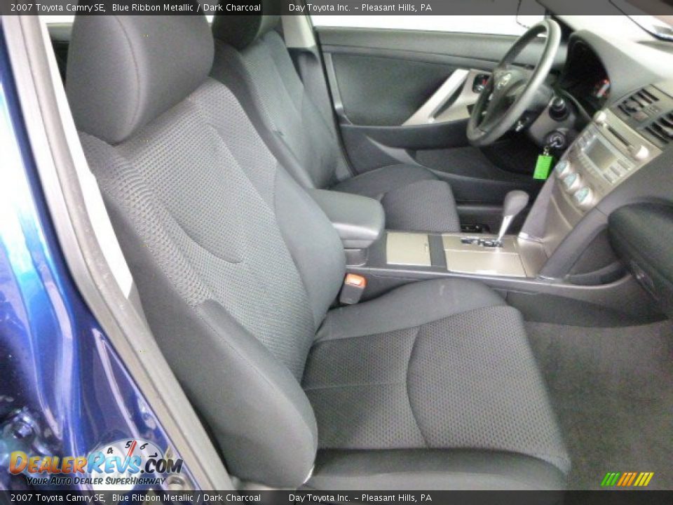 2007 Toyota Camry SE Blue Ribbon Metallic / Dark Charcoal Photo #9