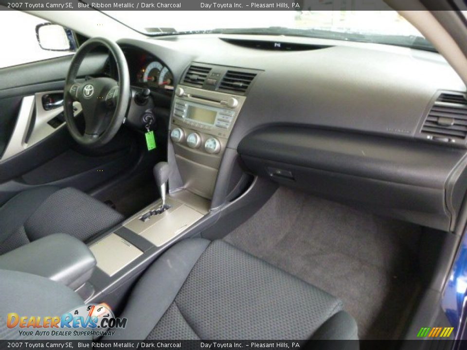 2007 Toyota Camry SE Blue Ribbon Metallic / Dark Charcoal Photo #10
