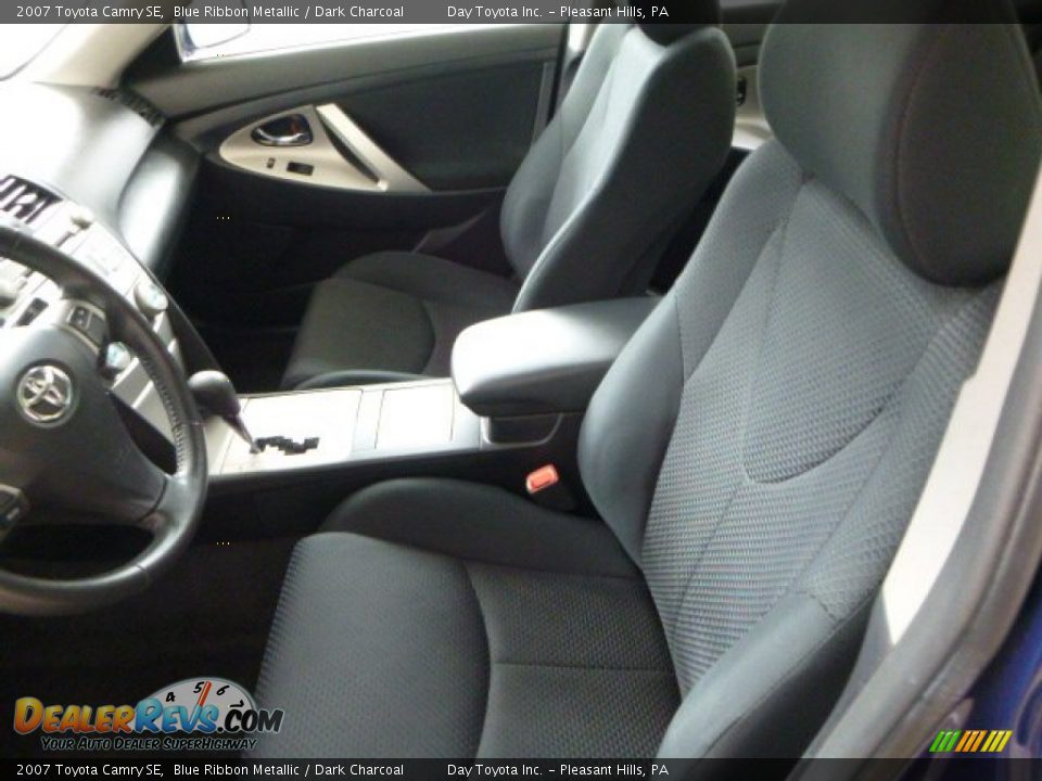 2007 Toyota Camry SE Blue Ribbon Metallic / Dark Charcoal Photo #12