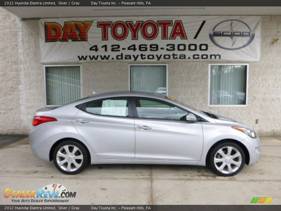 2012 Hyundai Elantra Limited Silver / Gray Photo #1