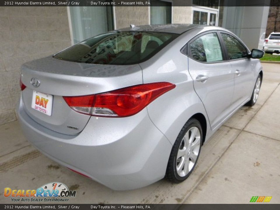 2012 Hyundai Elantra Limited Silver / Gray Photo #2
