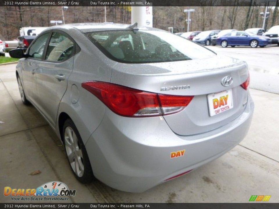 2012 Hyundai Elantra Limited Silver / Gray Photo #4