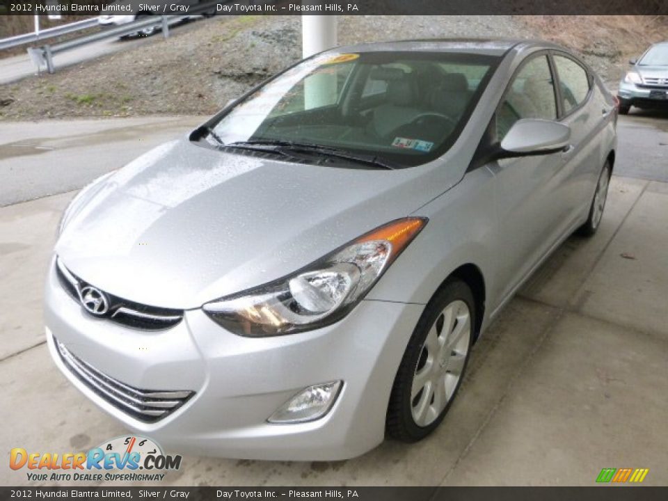 2012 Hyundai Elantra Limited Silver / Gray Photo #5