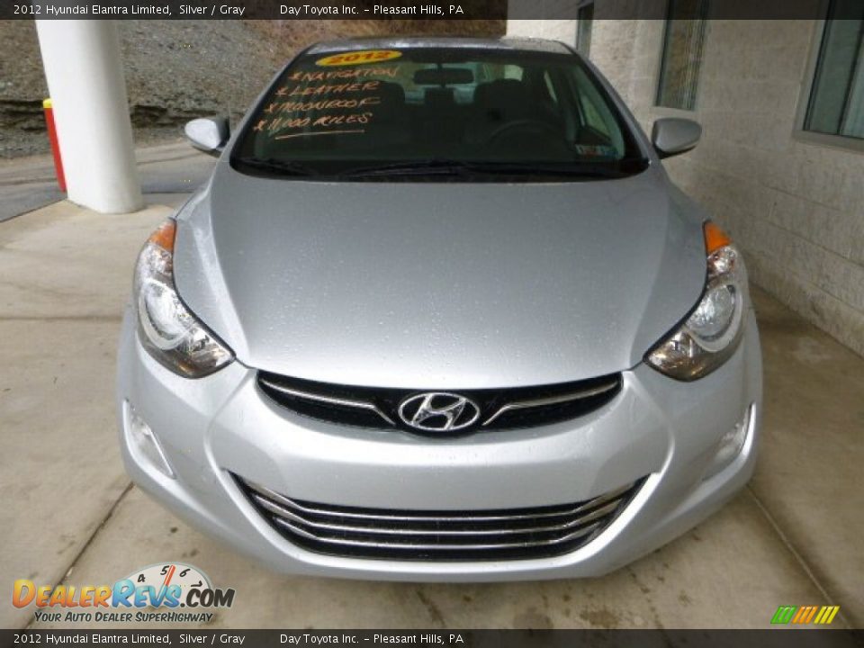 2012 Hyundai Elantra Limited Silver / Gray Photo #6