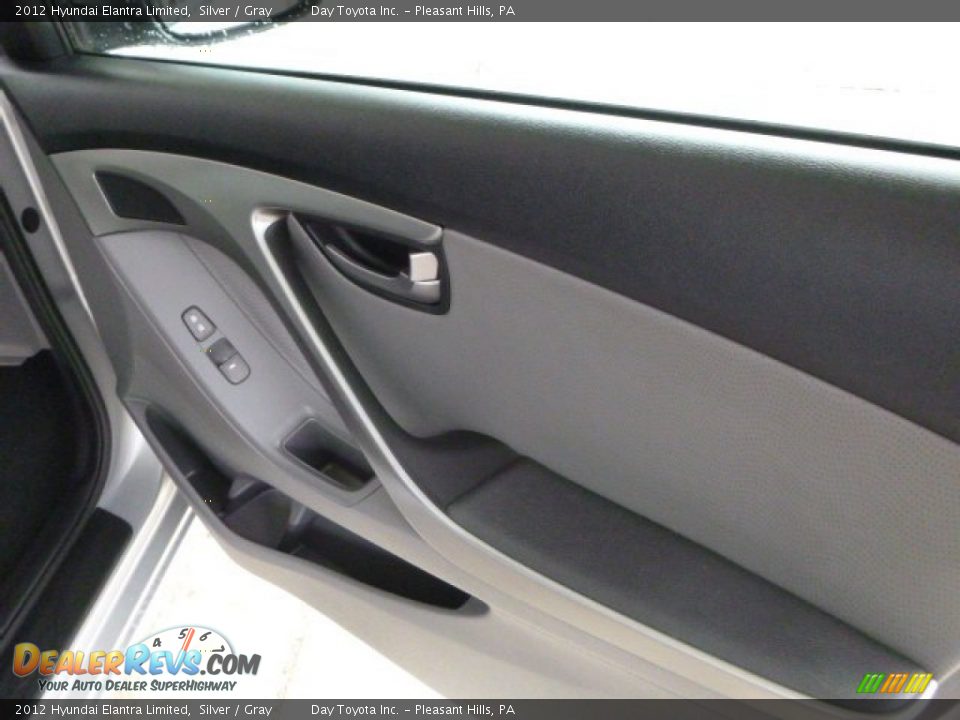 2012 Hyundai Elantra Limited Silver / Gray Photo #10