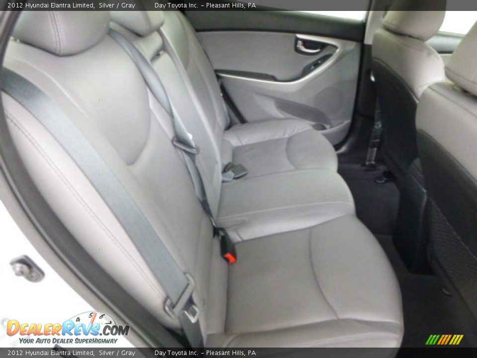 2012 Hyundai Elantra Limited Silver / Gray Photo #11