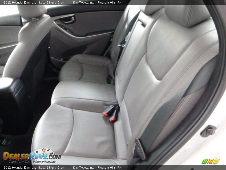 2012 Hyundai Elantra Limited Silver / Gray Photo #13