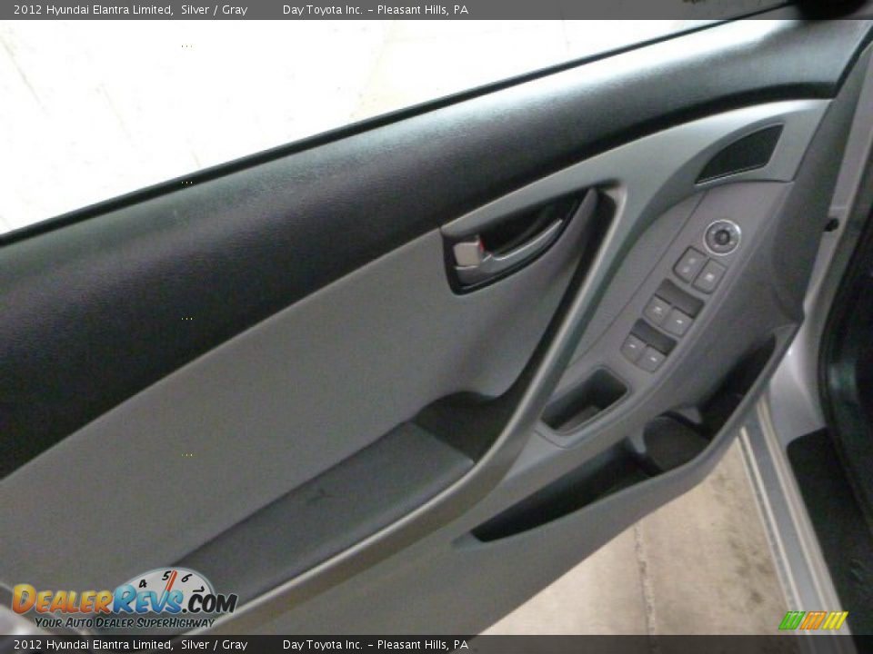 2012 Hyundai Elantra Limited Silver / Gray Photo #15