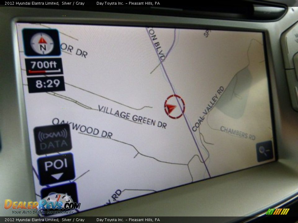 2012 Hyundai Elantra Limited Silver / Gray Photo #17