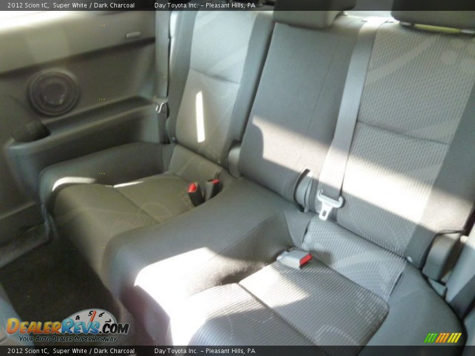 2012 Scion tC Super White / Dark Charcoal Photo #9