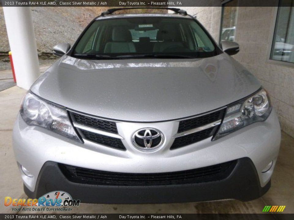 2013 Toyota RAV4 XLE AWD Classic Silver Metallic / Ash Photo #6