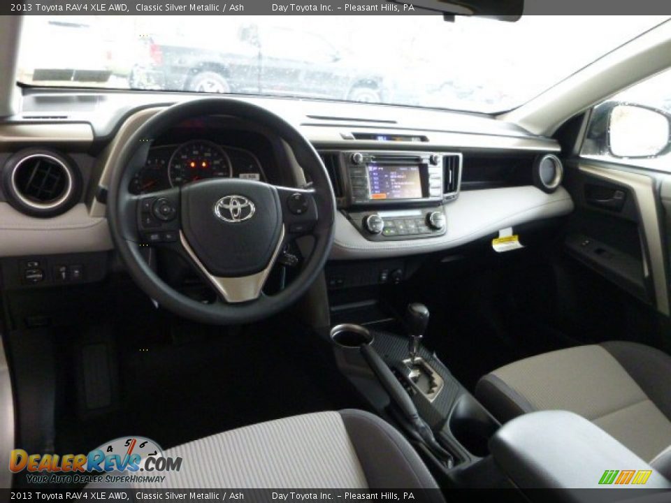 2013 Toyota RAV4 XLE AWD Classic Silver Metallic / Ash Photo #13