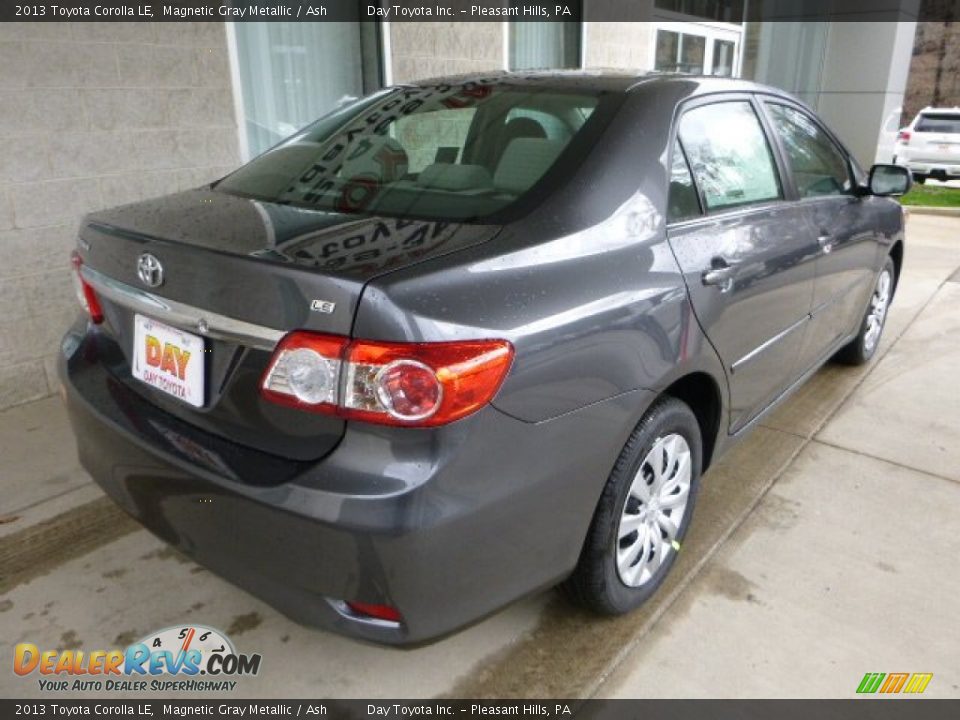 2013 Toyota Corolla LE Magnetic Gray Metallic / Ash Photo #2
