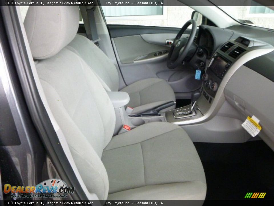 2013 Toyota Corolla LE Magnetic Gray Metallic / Ash Photo #9