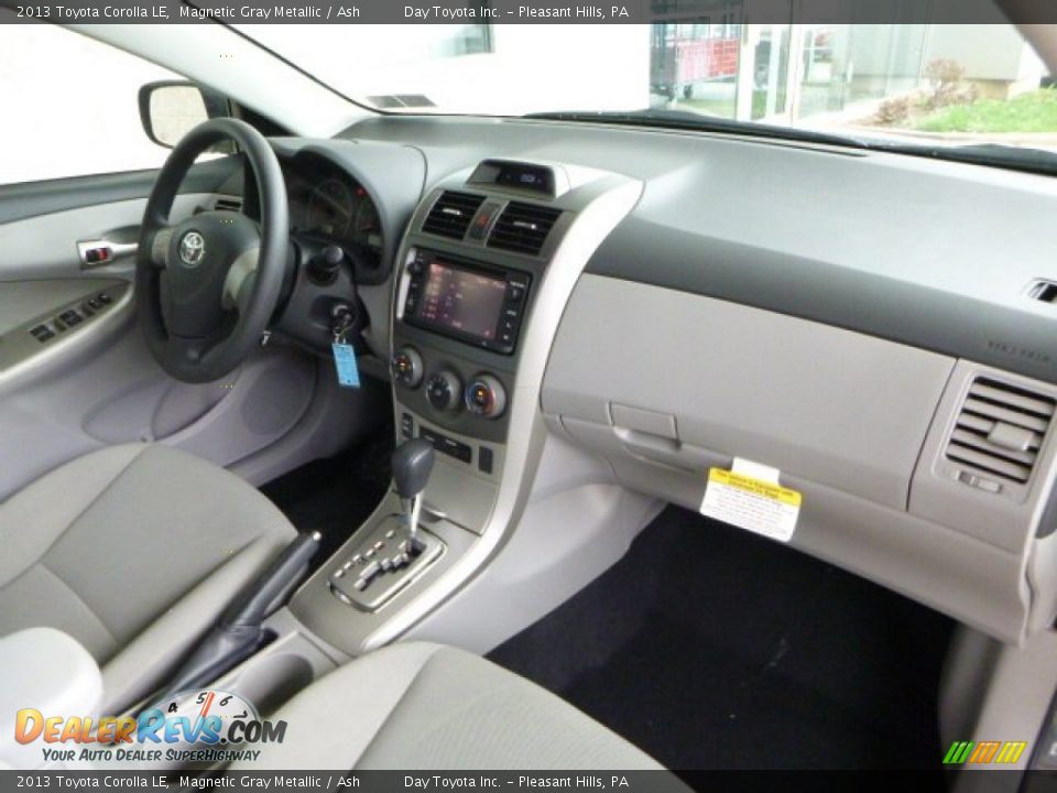 2013 Toyota Corolla LE Magnetic Gray Metallic / Ash Photo #10