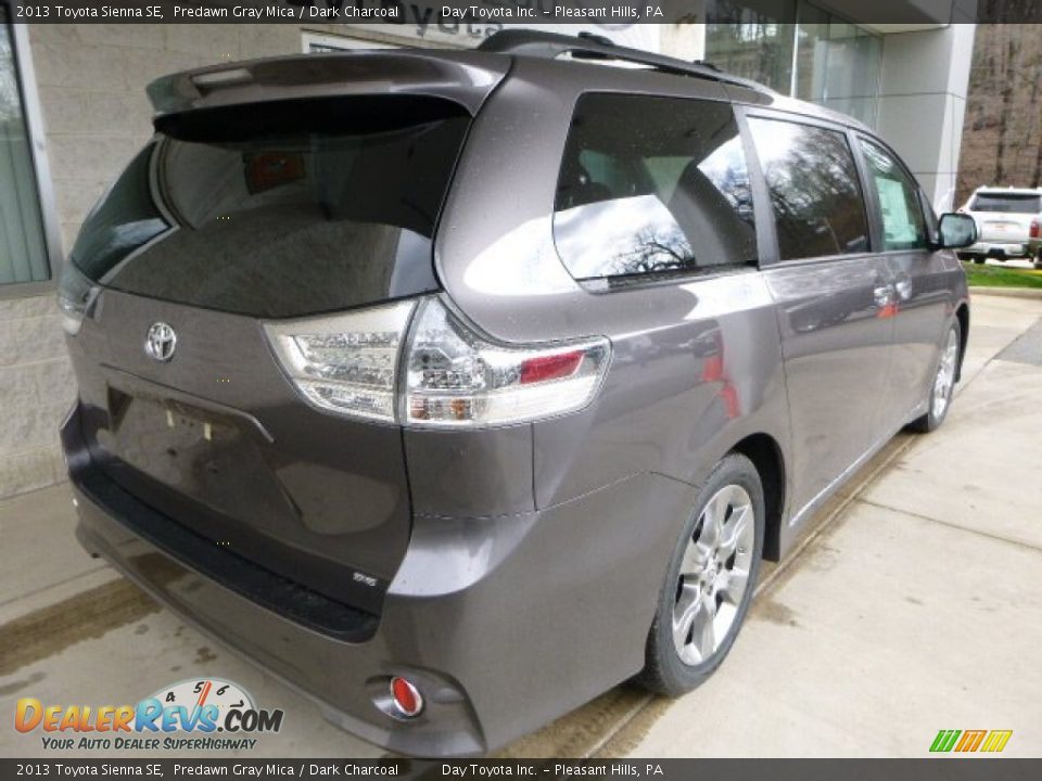 2013 Toyota Sienna SE Predawn Gray Mica / Dark Charcoal Photo #2