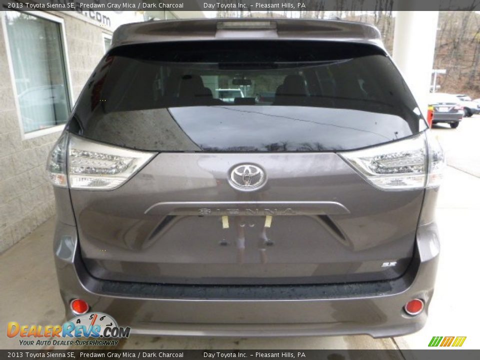 2013 Toyota Sienna SE Predawn Gray Mica / Dark Charcoal Photo #3