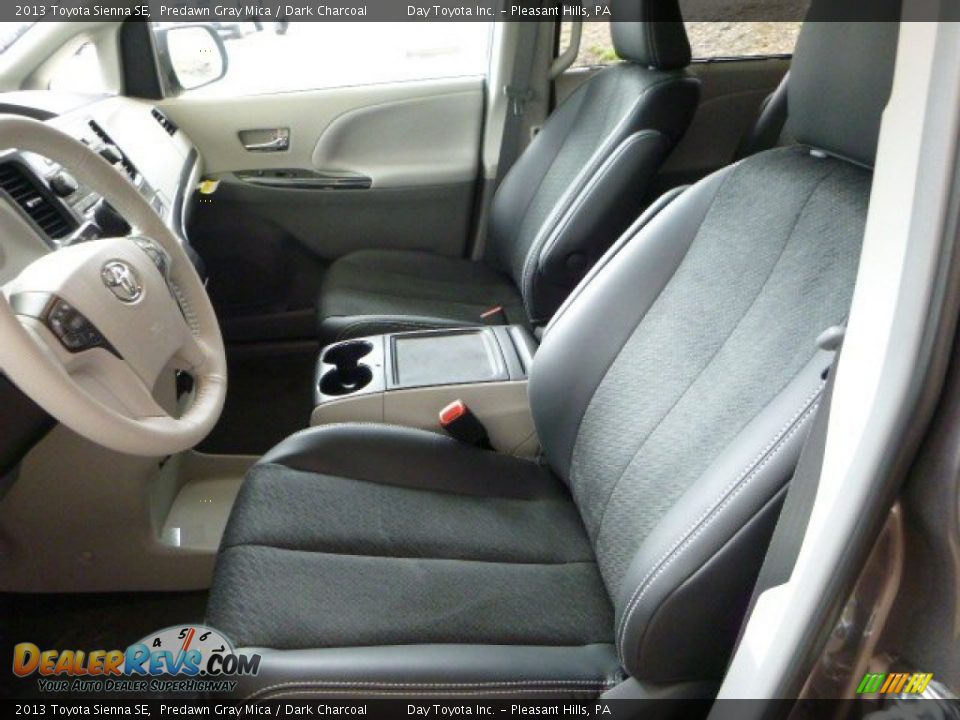 2013 Toyota Sienna SE Predawn Gray Mica / Dark Charcoal Photo #12