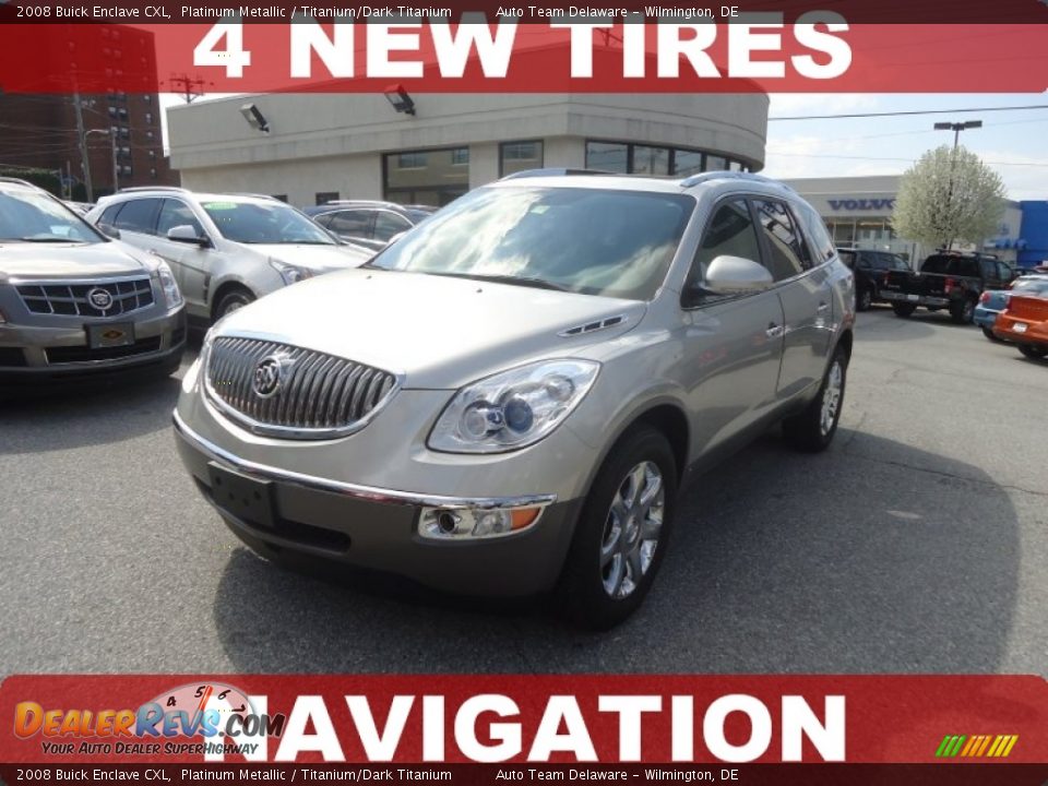 2008 Buick Enclave CXL Platinum Metallic / Titanium/Dark Titanium Photo #1