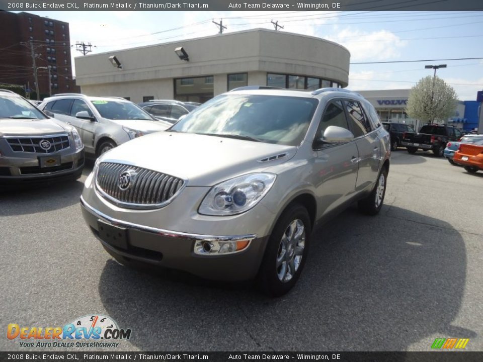 2008 Buick Enclave CXL Platinum Metallic / Titanium/Dark Titanium Photo #2