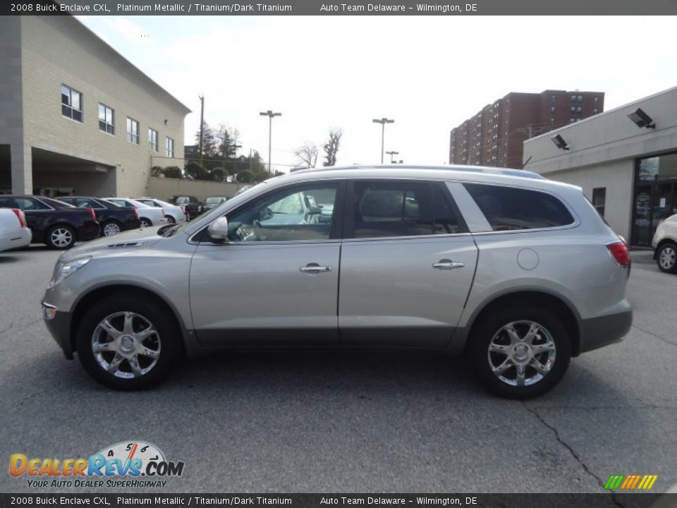 2008 Buick Enclave CXL Platinum Metallic / Titanium/Dark Titanium Photo #3