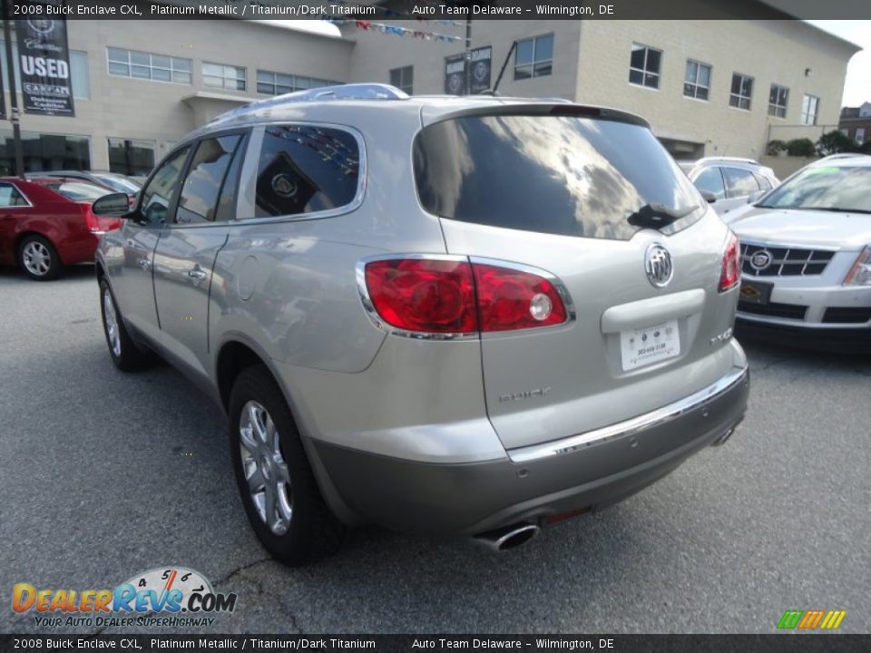 2008 Buick Enclave CXL Platinum Metallic / Titanium/Dark Titanium Photo #4