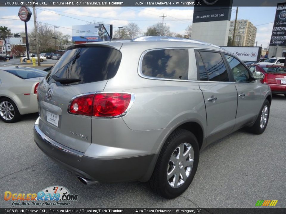 2008 Buick Enclave CXL Platinum Metallic / Titanium/Dark Titanium Photo #6